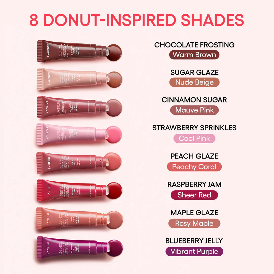 Glaze Craze Tinted Lip Serum - Chocolate Frosting