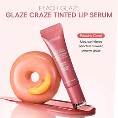 Glaze Craze Tinted Lip Serum - Peach Glaze