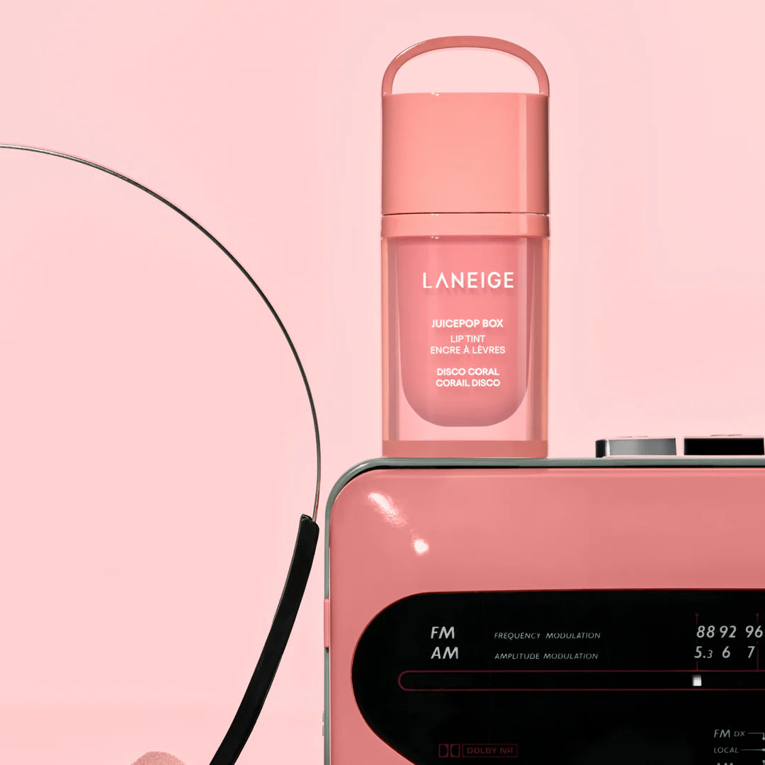 JuicePop Box Lip Tint Lip Oil Stain Disco Coral
