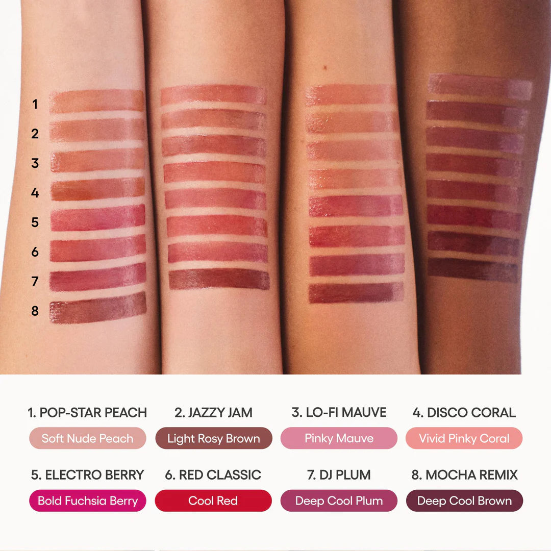 JuicePop Box Lip Tint Lip Oil Stain Pop-Star Peach