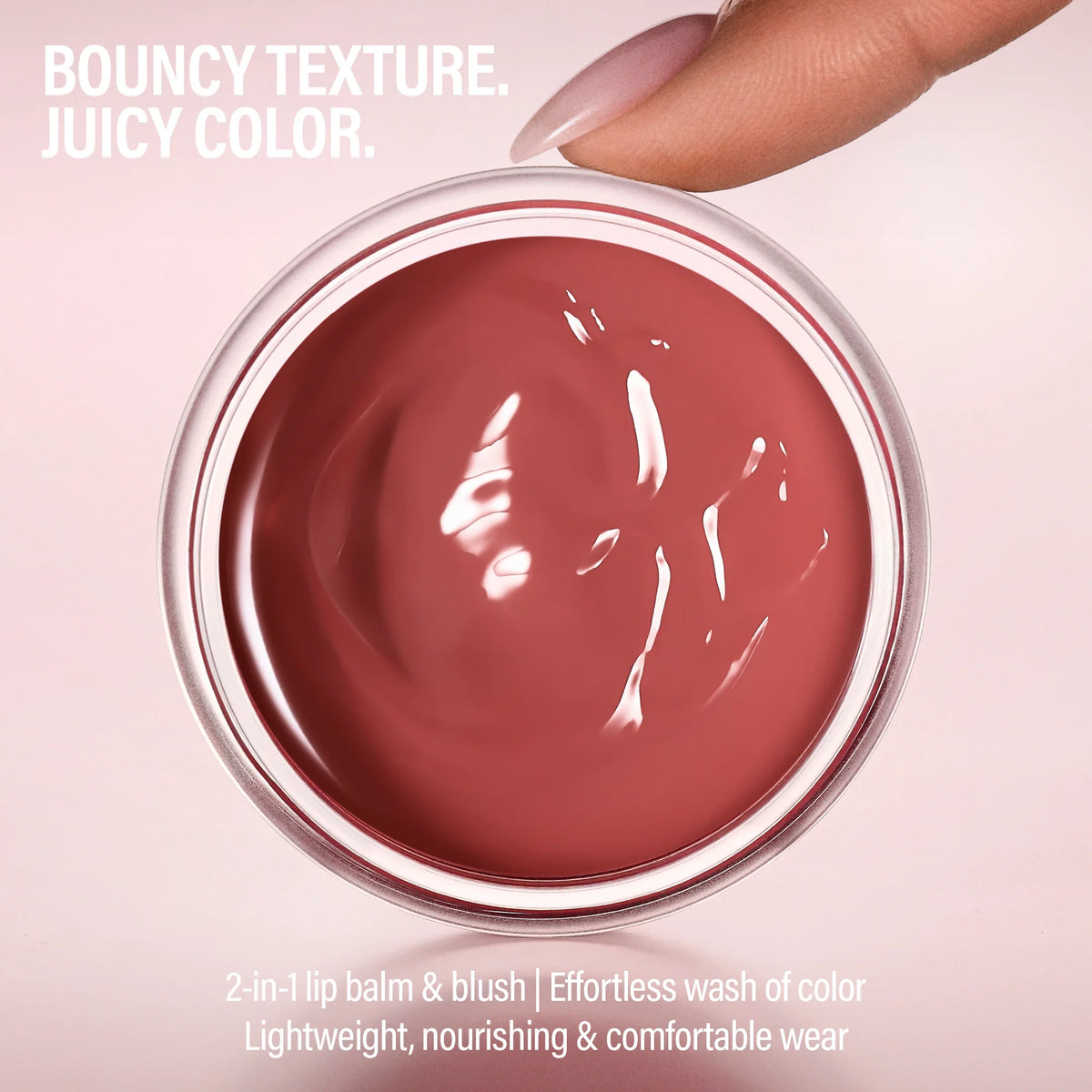 Jelly Jar Lip & Cheek Balm Rose Crush