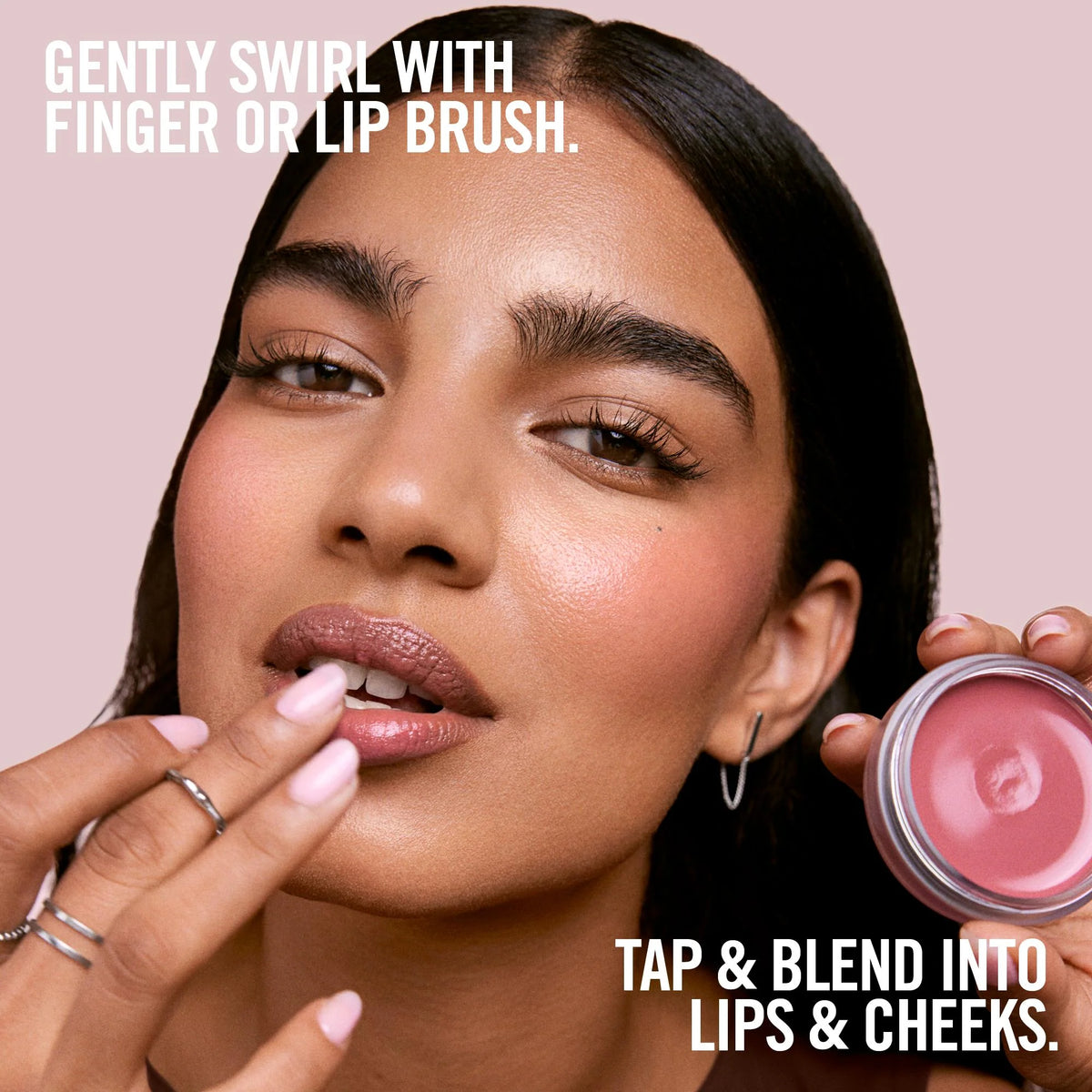Jelly Jar Lip & Cheek Balm Rose Crush