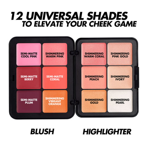 HD Skin Blush & Glow Palette