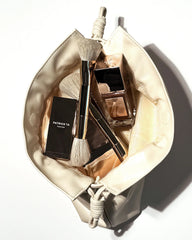 The Elevated Beauty Bag In Cream