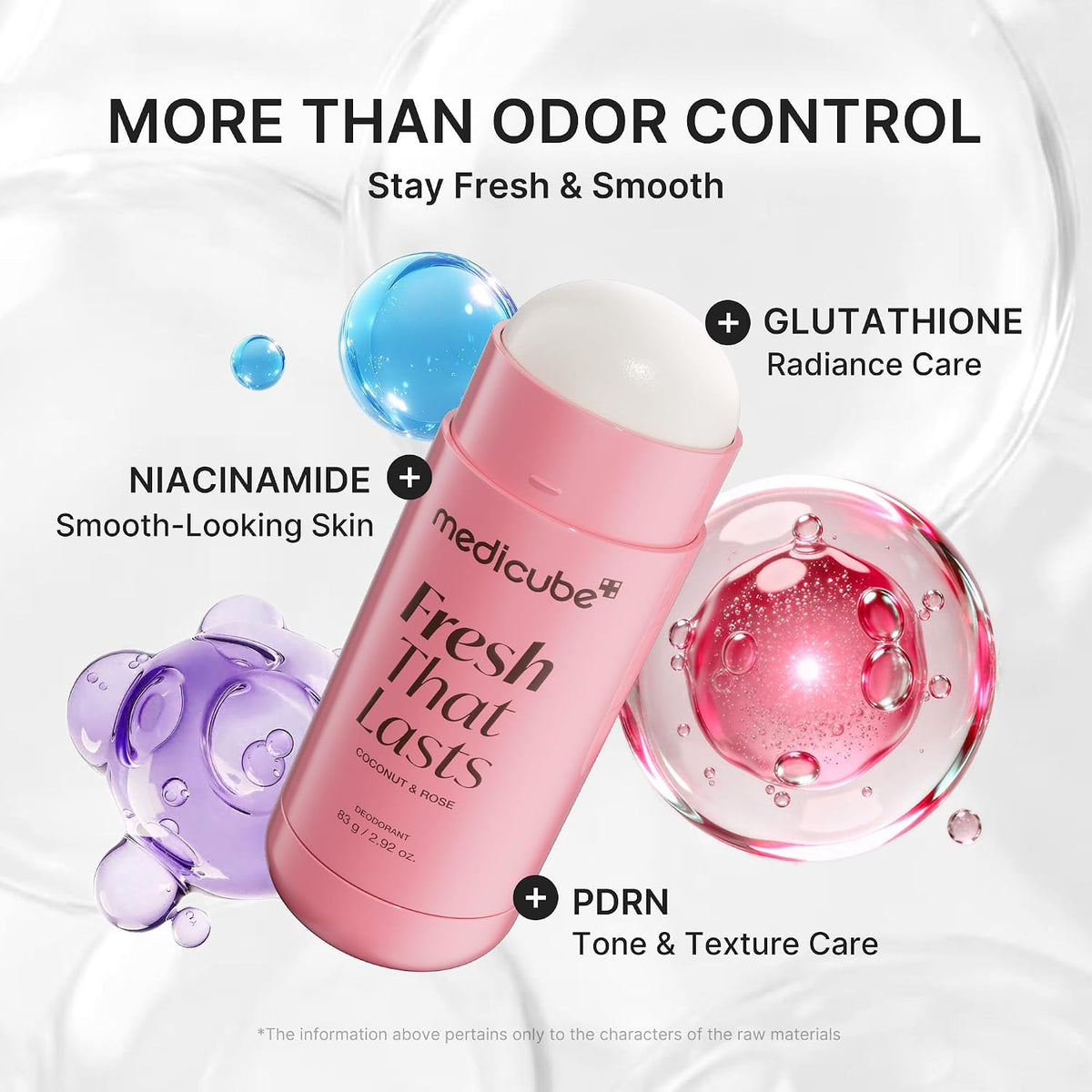 Fresh That Lasts PDRN Coconut Rose Aluminium Free Deodorant