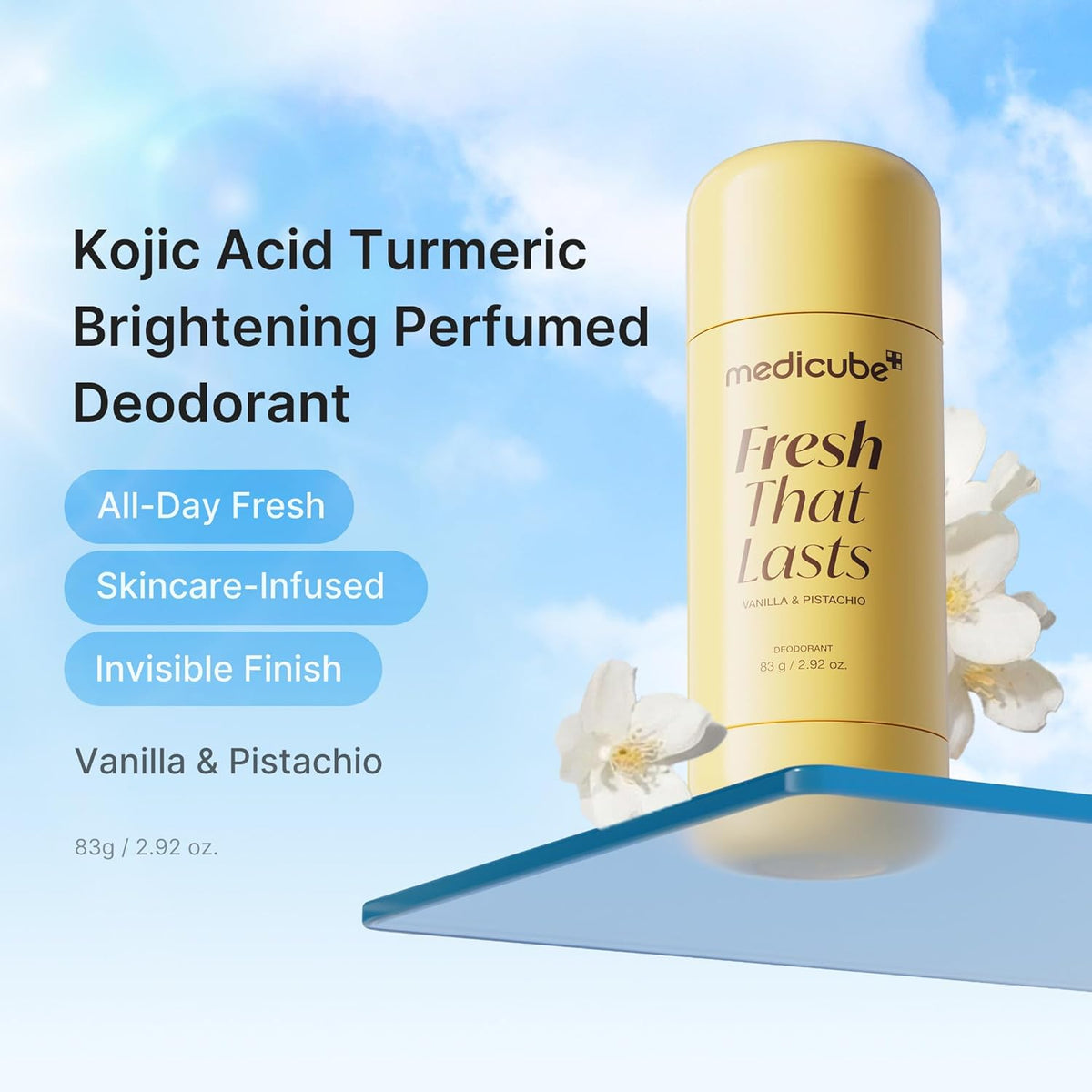 Fresh That Lasts Kojic Acid & Turmeric Aluminum-Free Deodorant