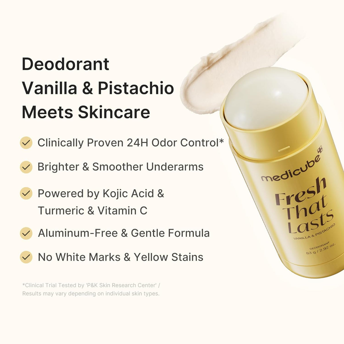 Fresh That Lasts Kojic Acid & Turmeric Aluminum-Free Deodorant