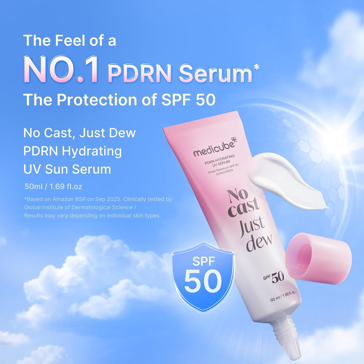 No Cast Just Dew PDRN Sunscreen SPF 50