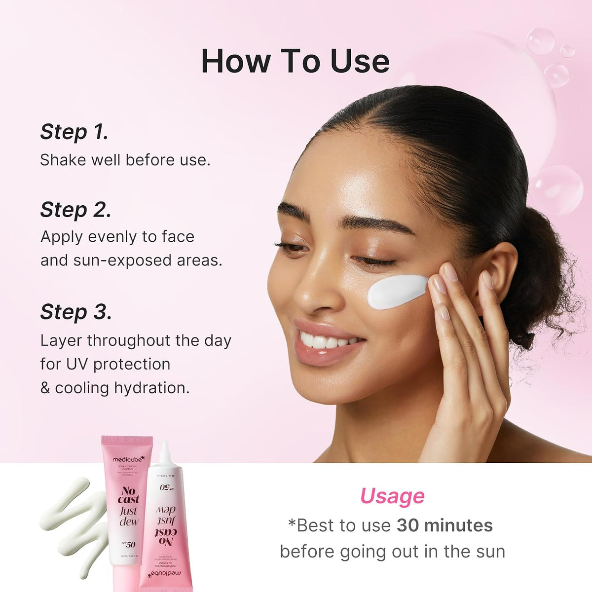 No Cast Just Dew PDRN Sunscreen SPF 50