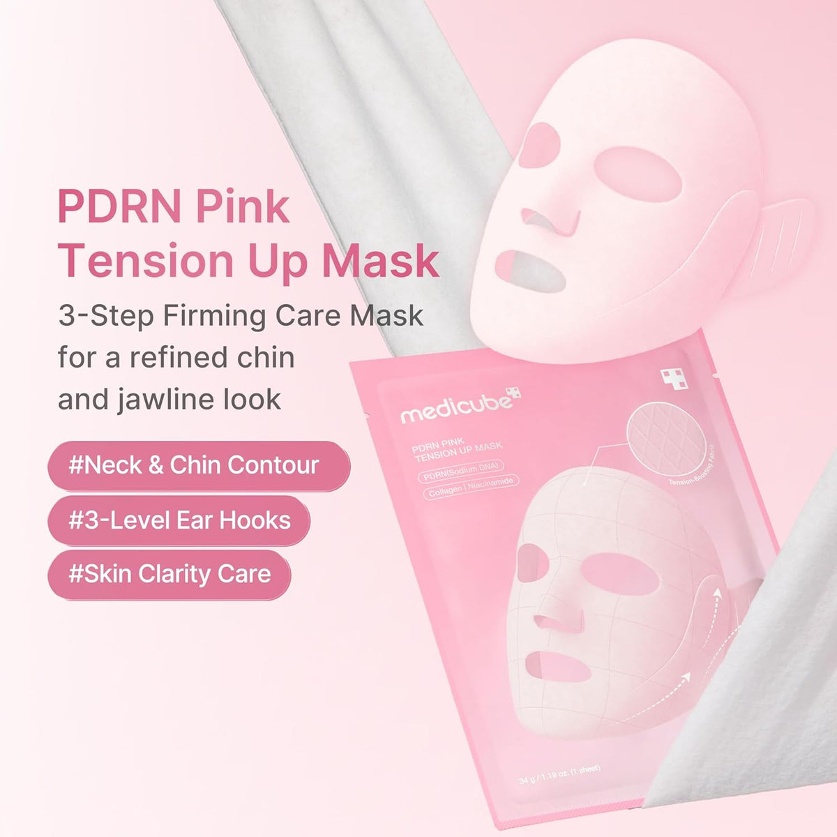 PDRN Pink Tension Up Sheet Mask