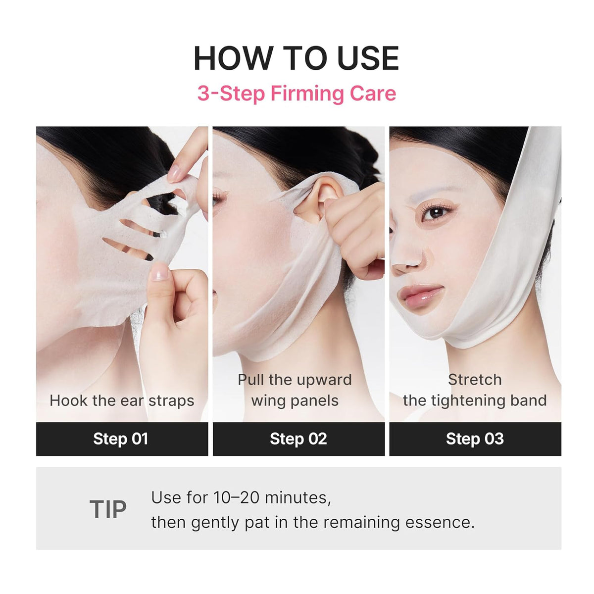PDRN Pink Tension Up Sheet Mask