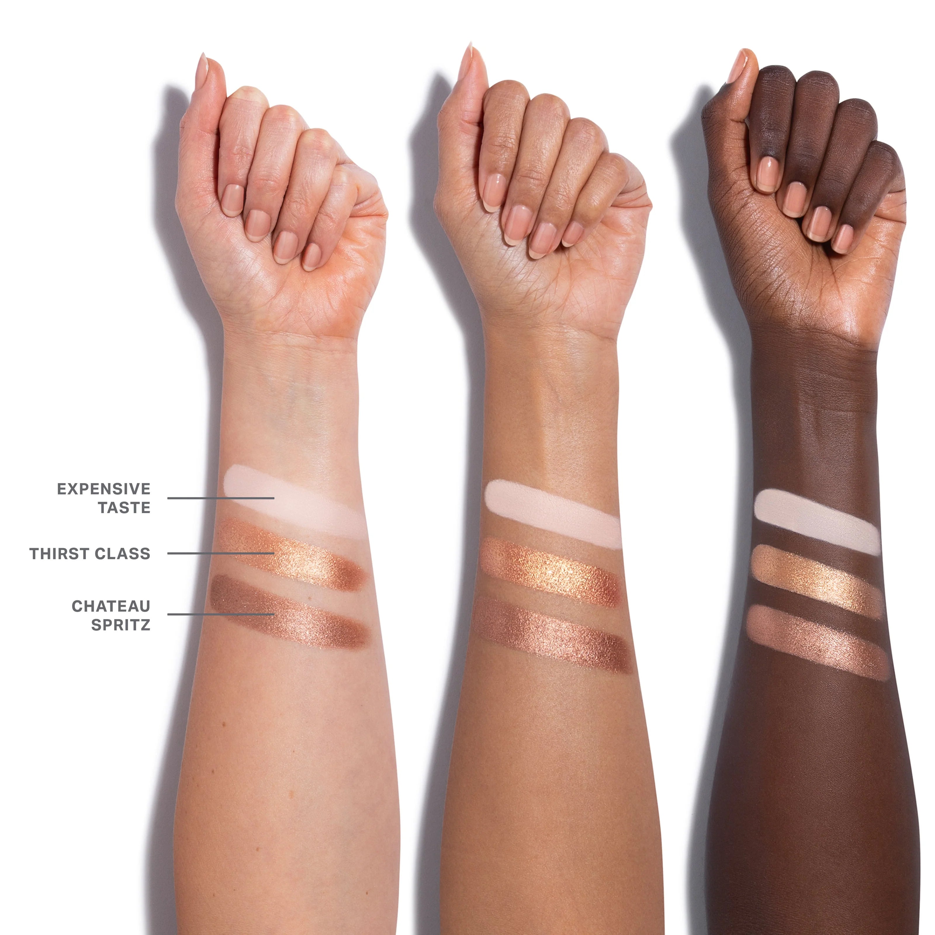 Dazzling Metallics Eyeshadow Trio Champagne On Tap