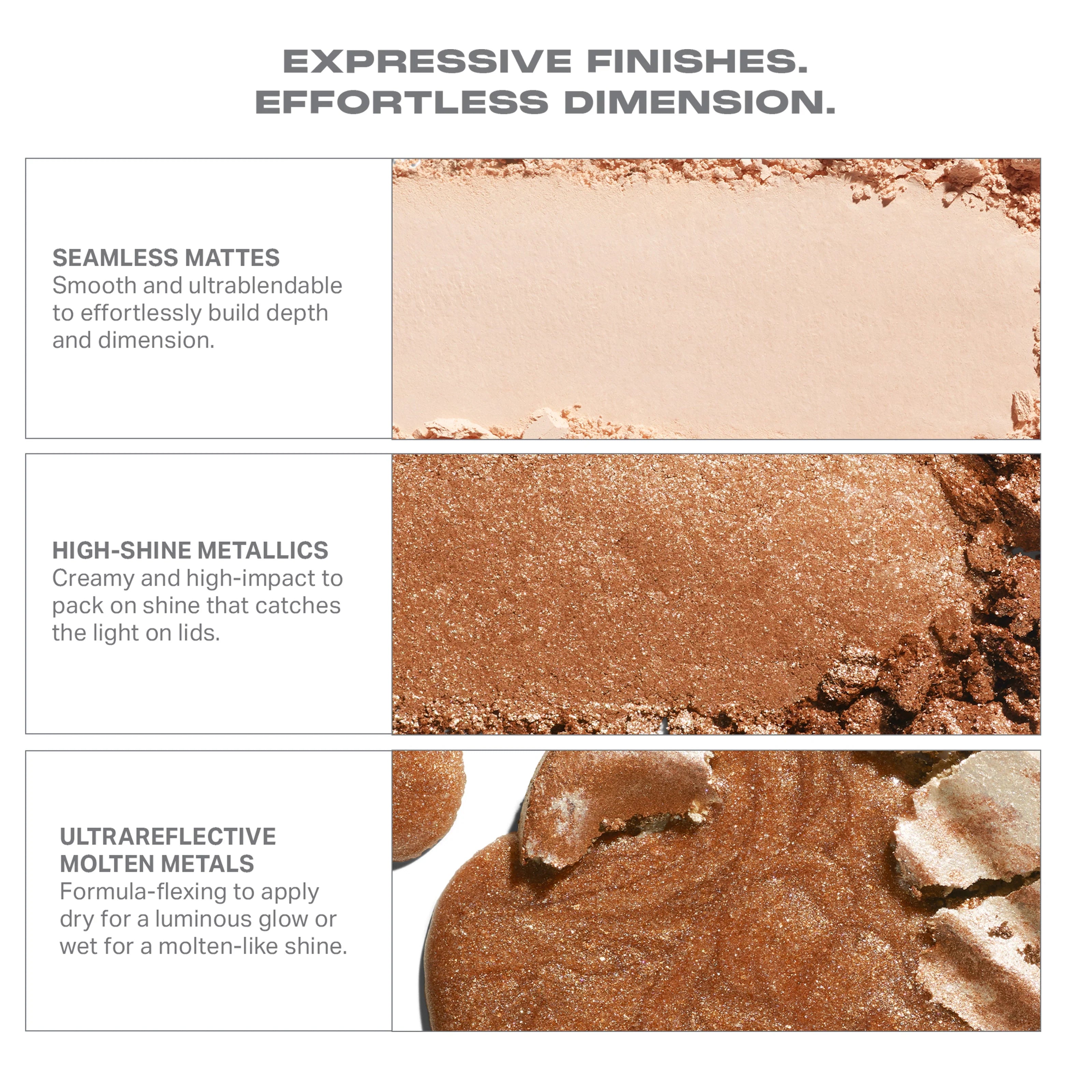 Dazzling Metallics Eyeshadow Trio Champagne On Tap