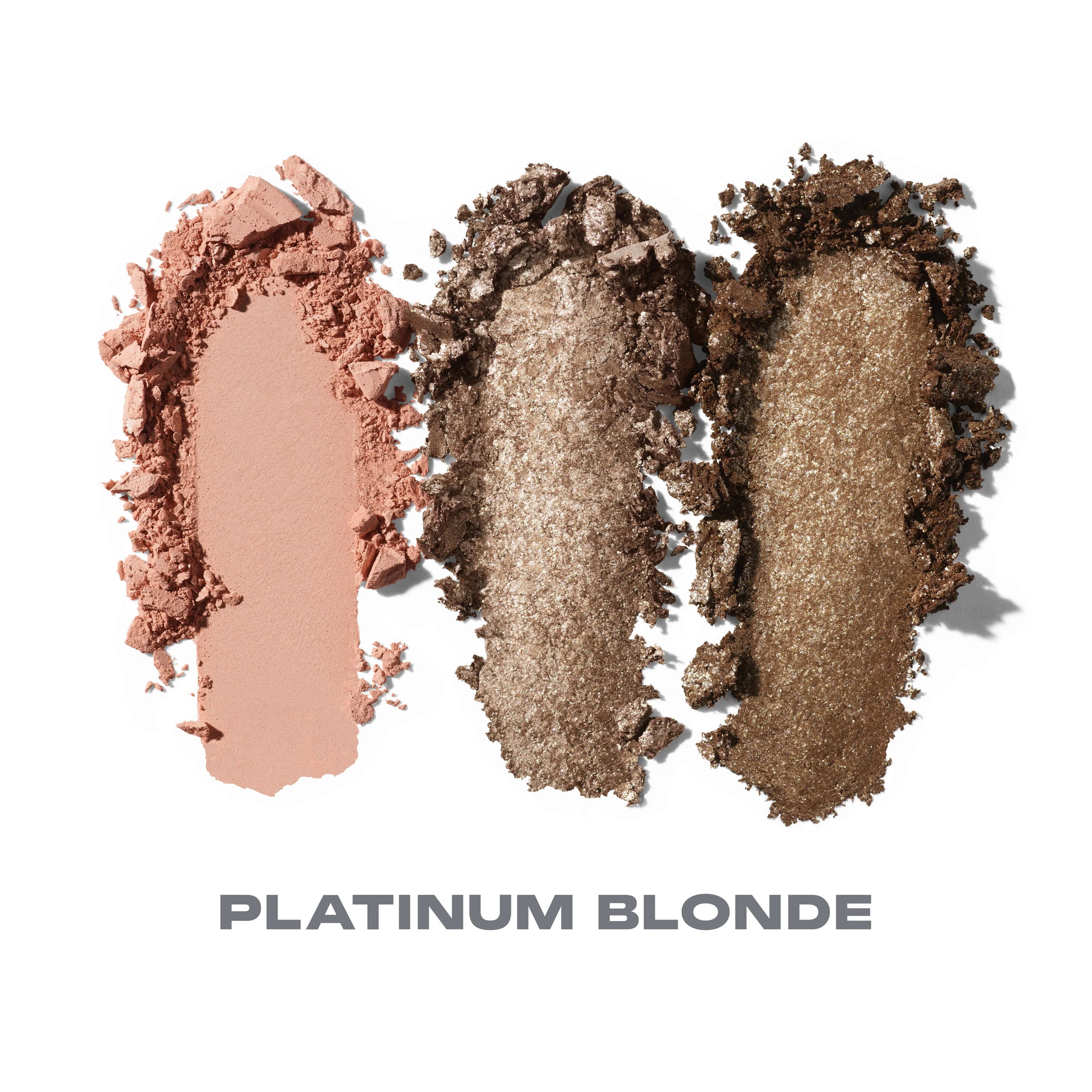 Dazzling Metallics Eyeshadow Trio Platinum Bombshell