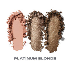 Dazzling Metallics Eyeshadow Trio Platinum Bombshell