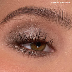 Dazzling Metallics Eyeshadow Trio Platinum Bombshell