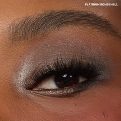 Dazzling Metallics Eyeshadow Trio Platinum Bombshell