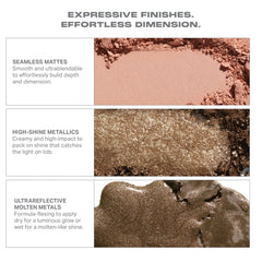 Dazzling Metallics Eyeshadow Trio Platinum Bombshell