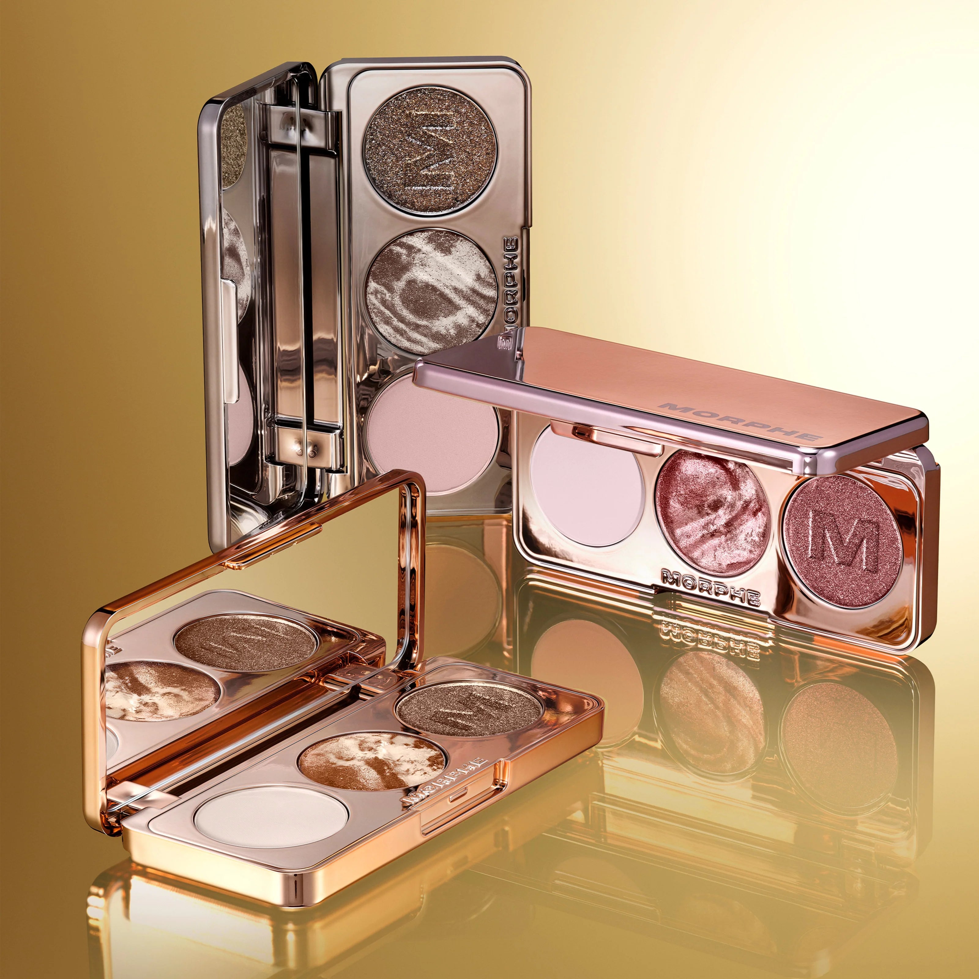 Dazzling Metallics Eyeshadow Trio Platinum Bombshell