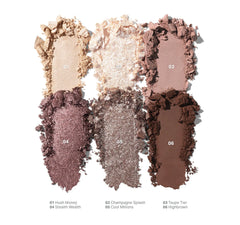 ChromaPlus 6-Pan Eyeshadow Palette - Rich Glitch