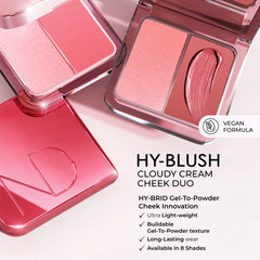 Hy-Blush Cloudy Cream Cheek Duo Nude Muse