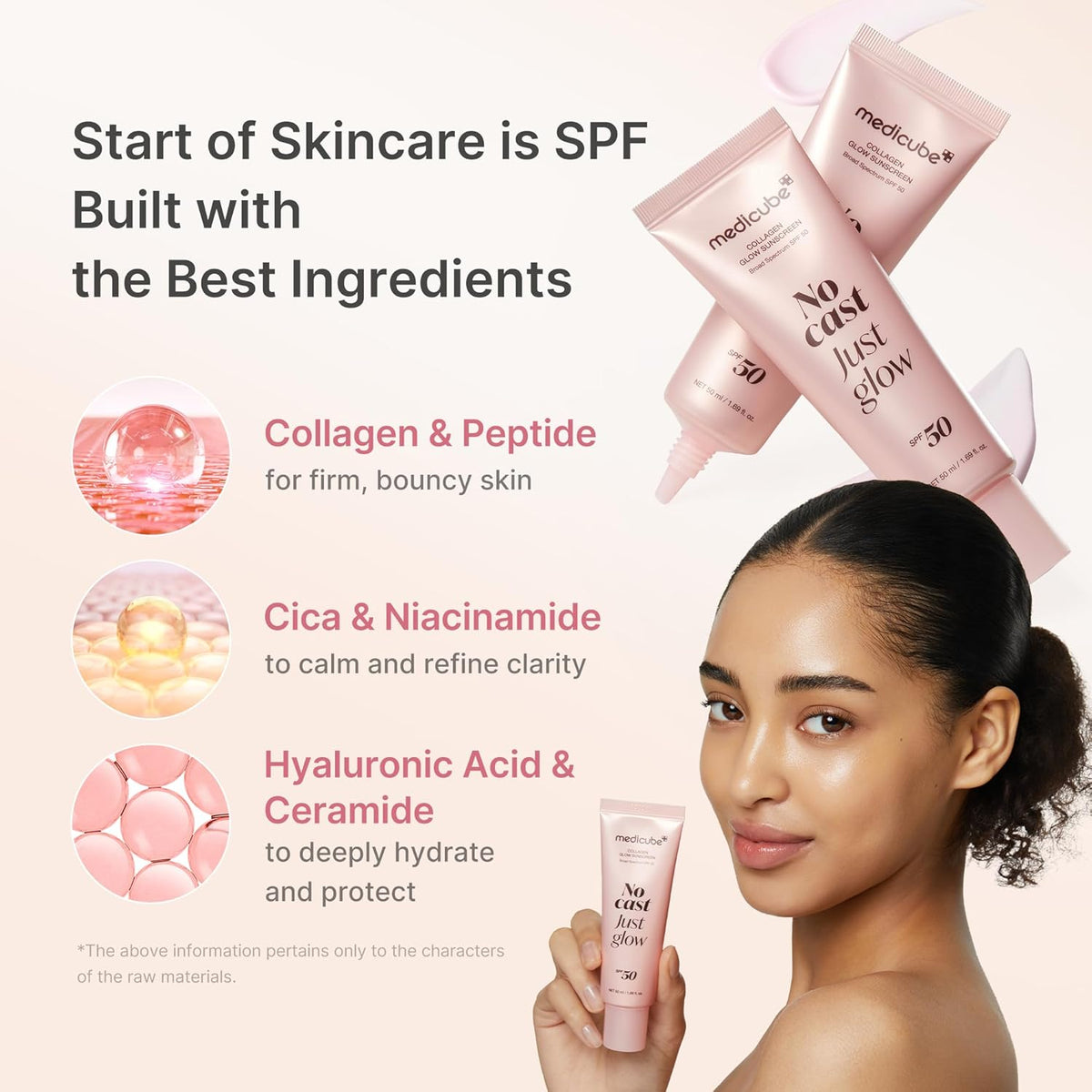 No Cast Just Glow Collagen Sunscreen SPF 50
