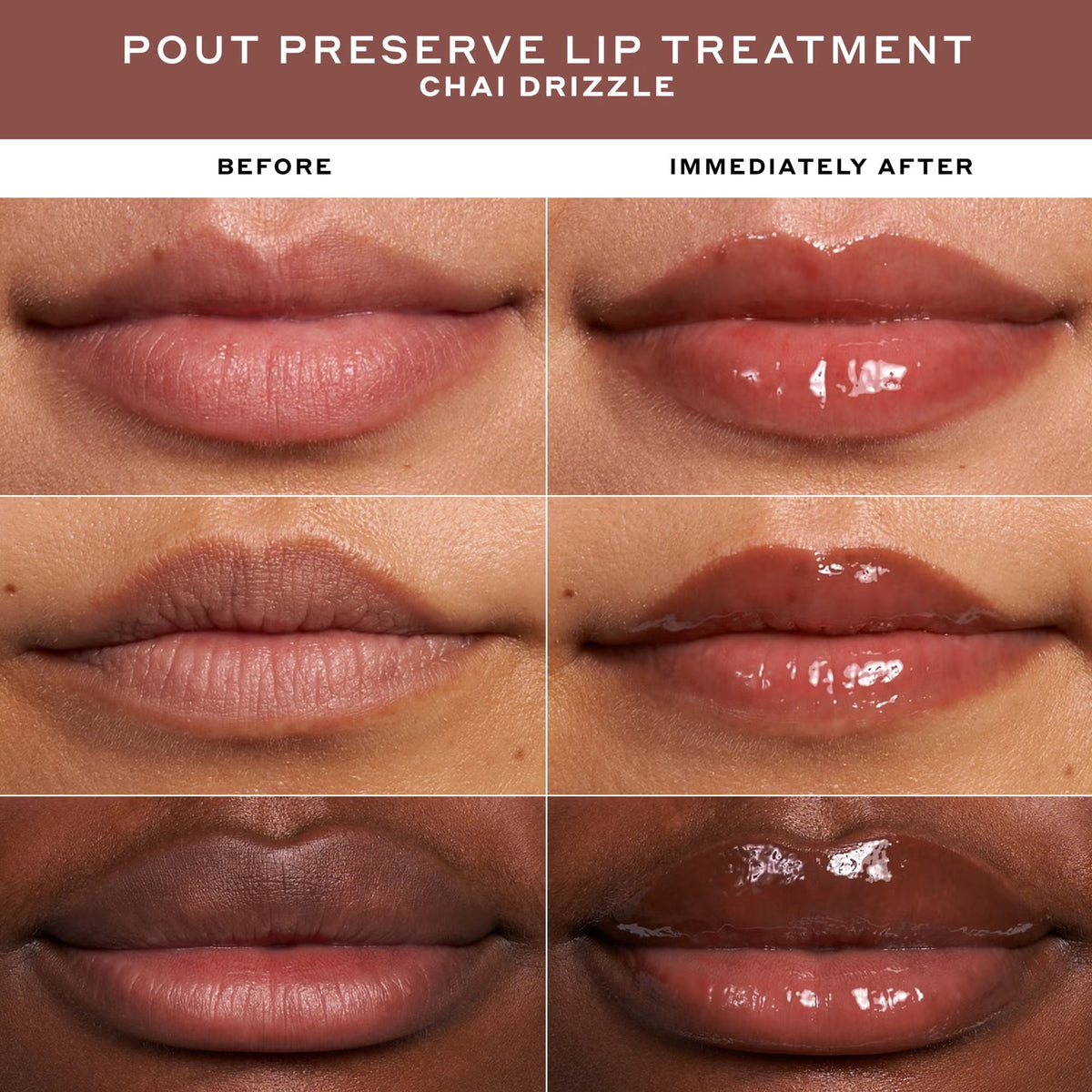 Pout Preserve Peptide Lip Treatment Chai Drizzle