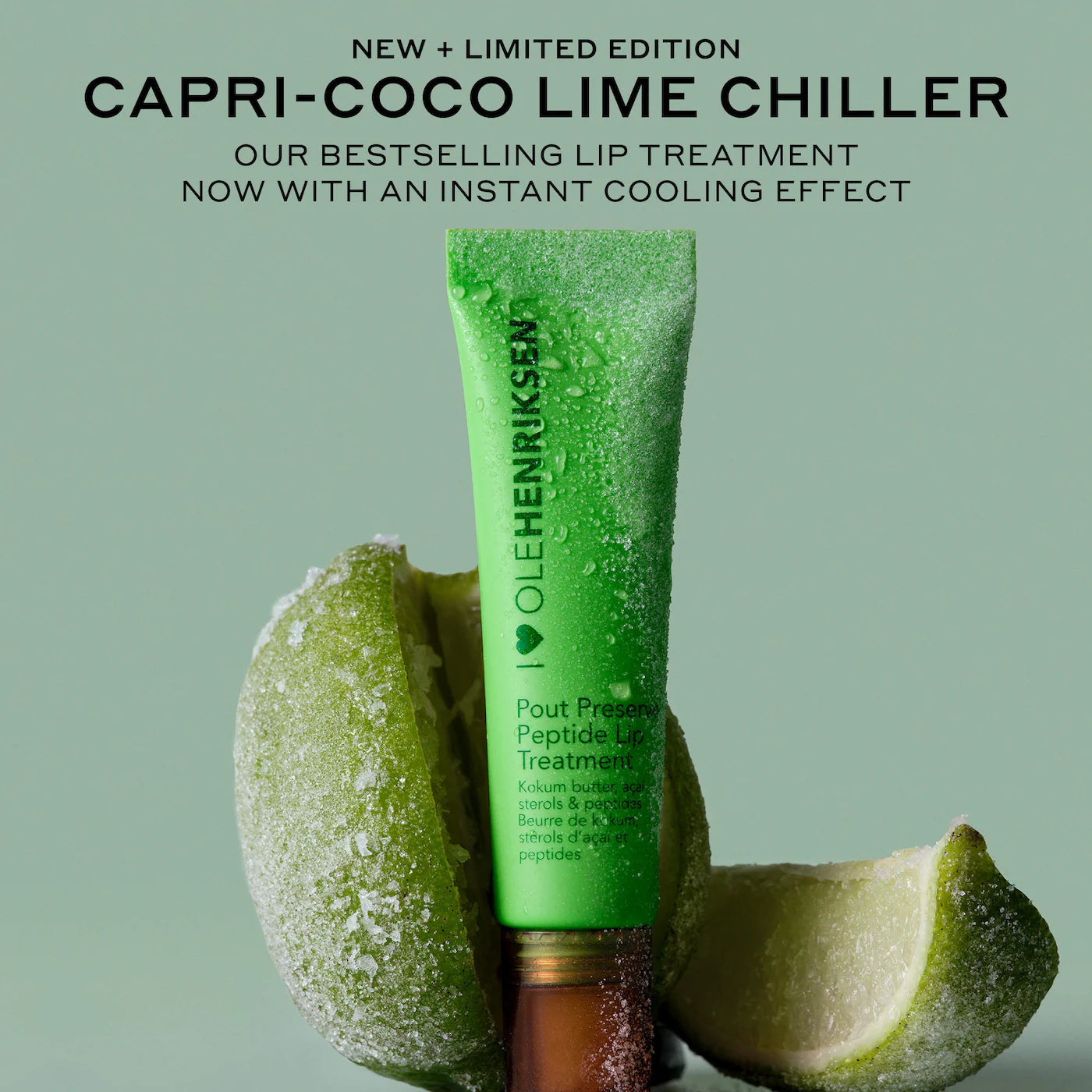 Pout Preserve Chillers Peptide Lip Treatment Capri Coco Lime