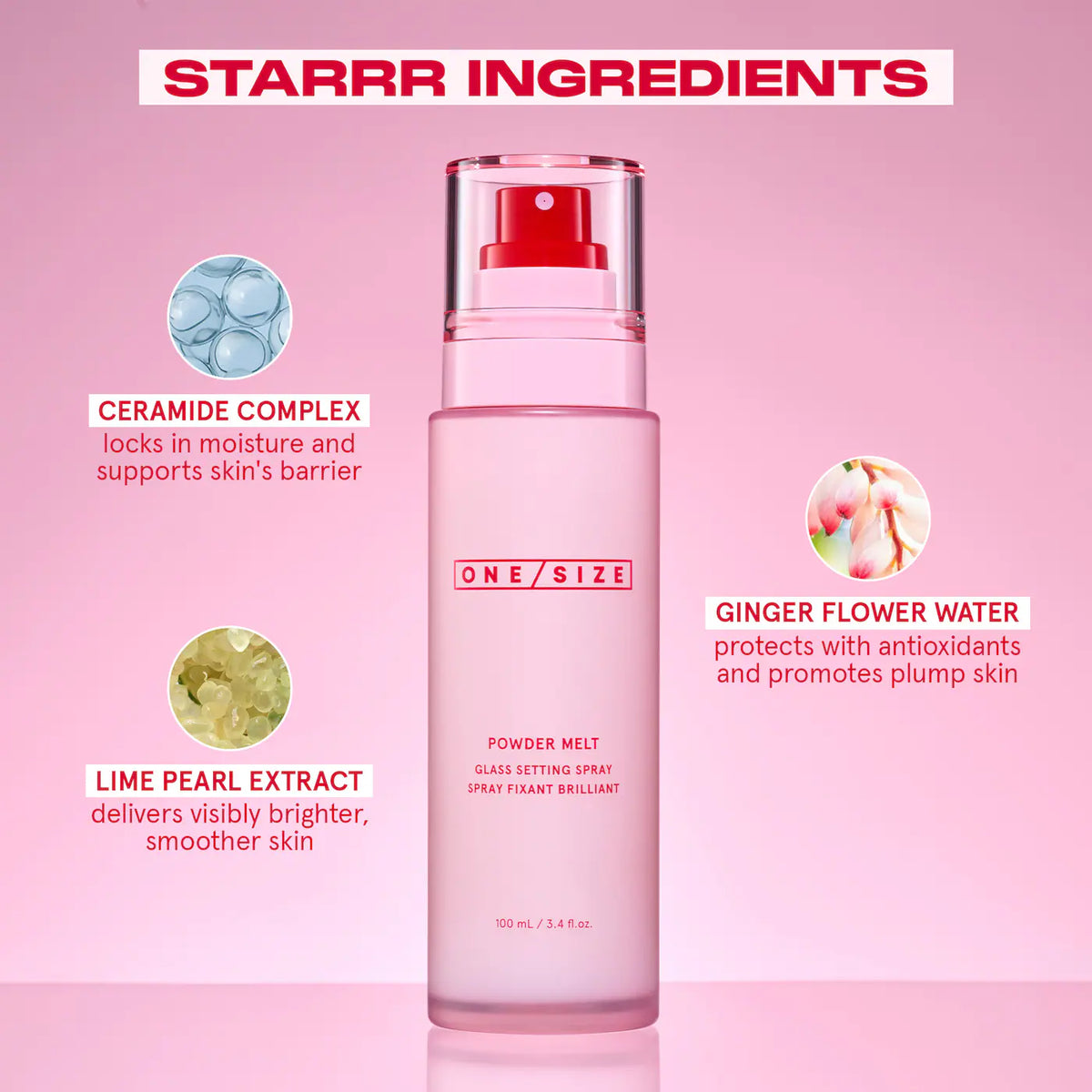 Powder Melt Glass Setting Spray