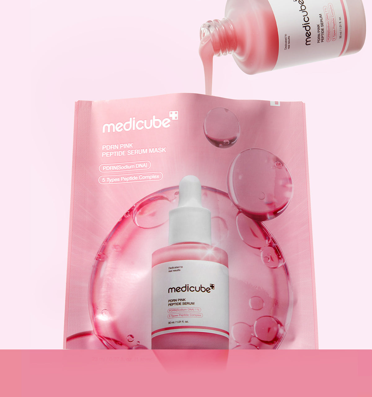 PDRN Pink Peptide Serum Mask