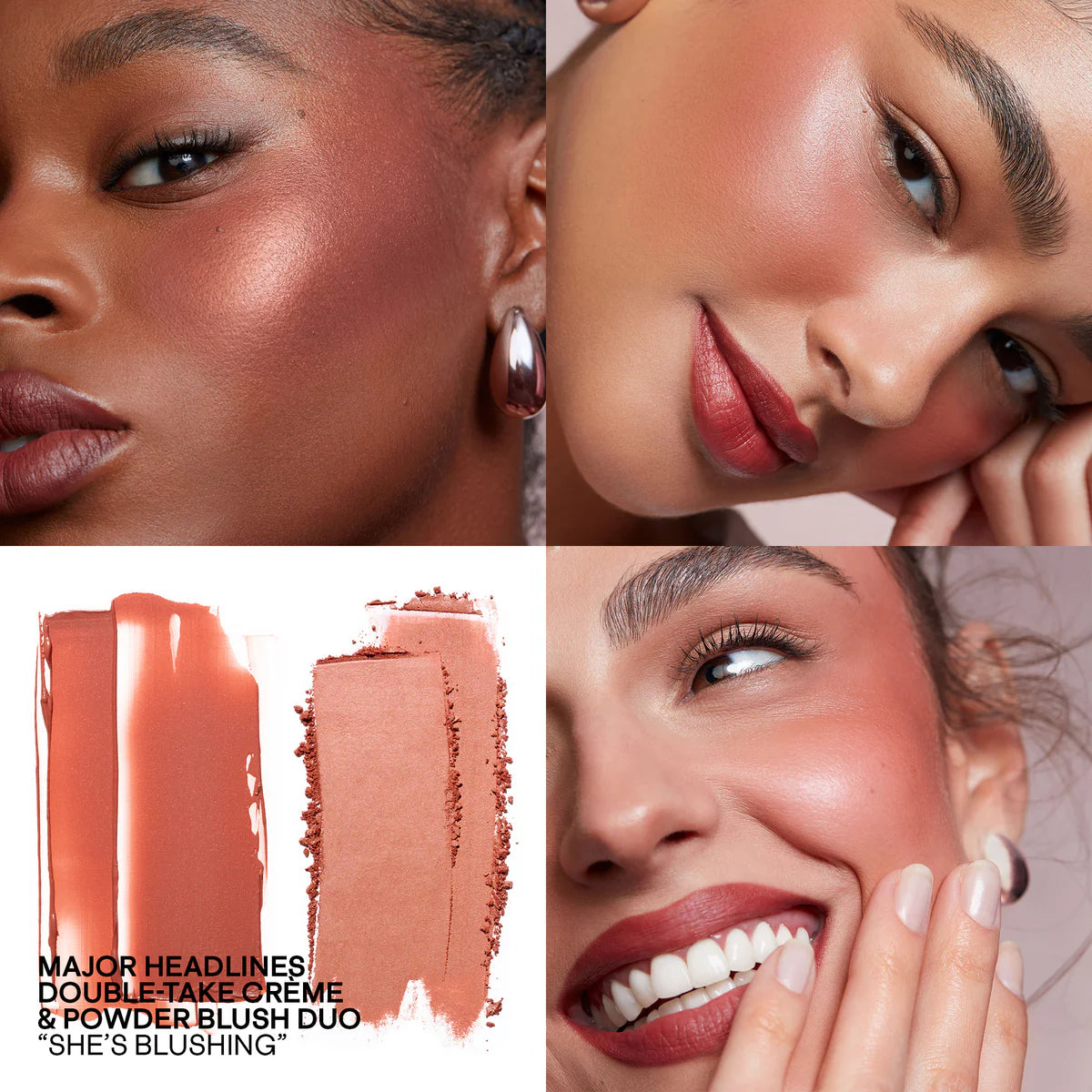 Mini Major Headlines Double-Take Crème & Powder Blush Duo - She's Blushing