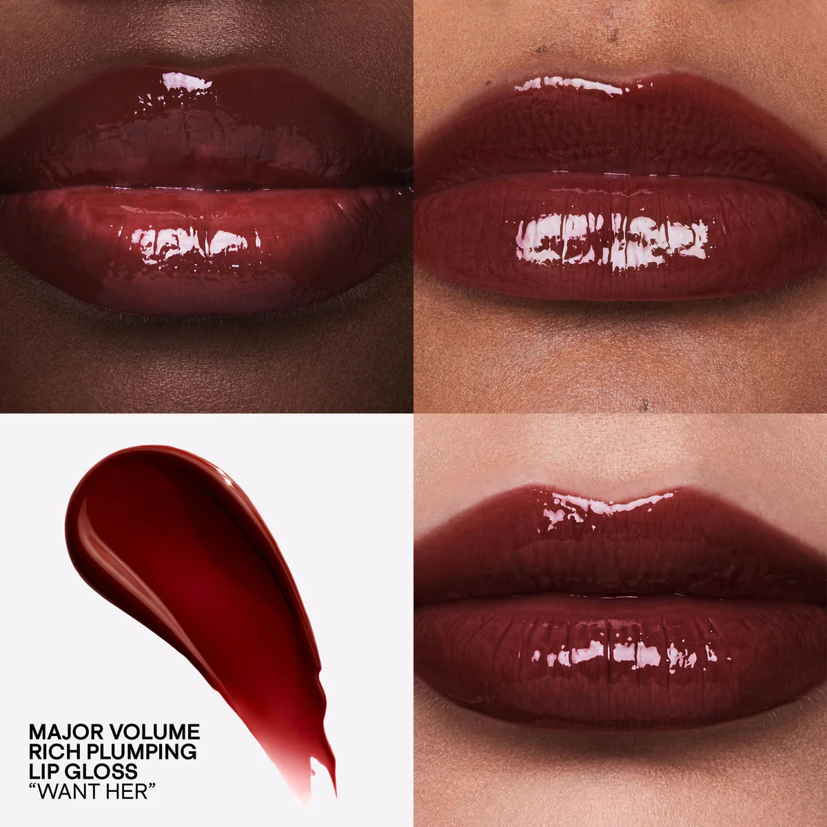 Major Volume Plumping Gloss Rich Color Want Her