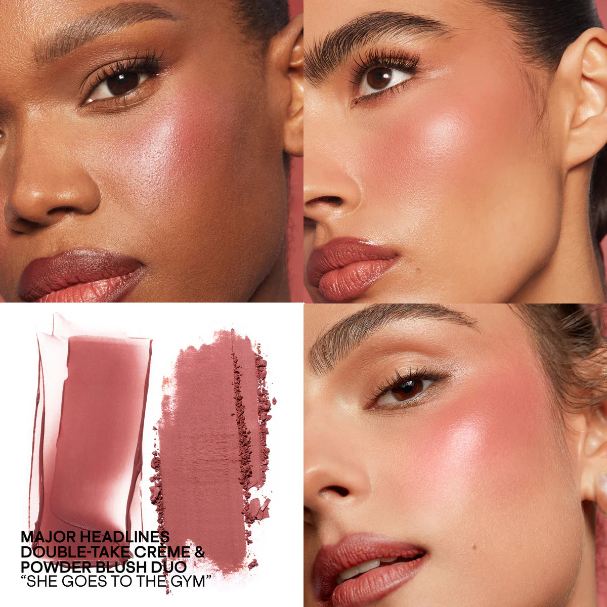 Mini Major Headlines Double-Take Crème & Powder Blush Duo - She Goes To The Gym