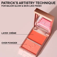 Mini Major Headlines Double-Take Crème & Powder Blush Duo - She Goes To The Gym