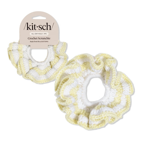 Crochet Scrunchie - Butter Yellow